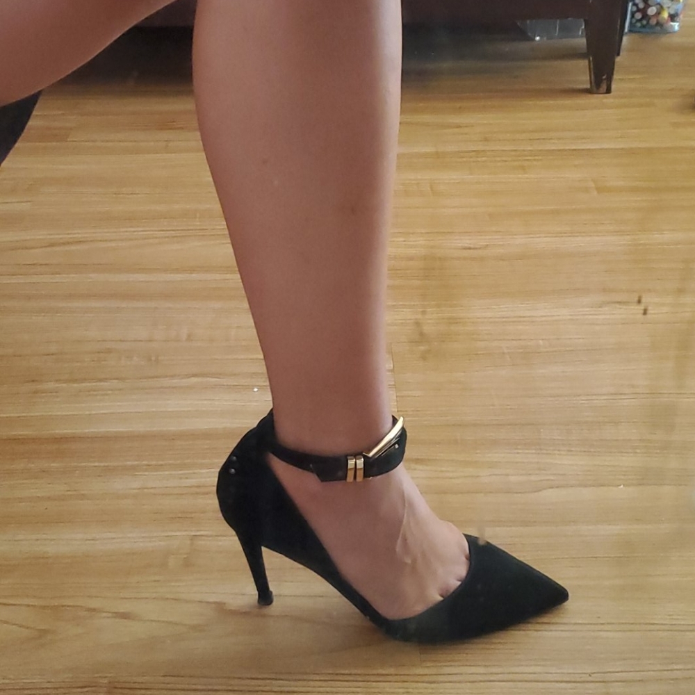 Ankle strap high heels